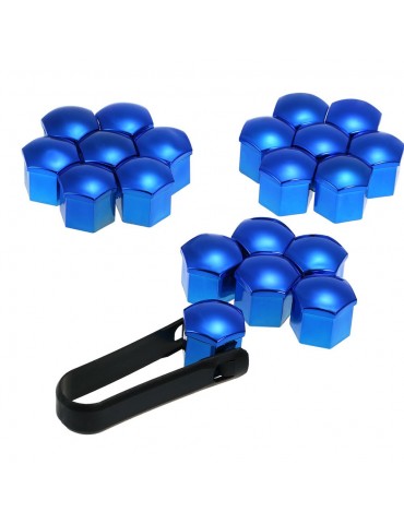 20pcs Universal 21mm Wheel Nut Covers Lug Nut Caps Screw Protector