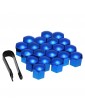 20pcs Universal 21mm Wheel Nut Covers Lug Nut Caps Screw Protector