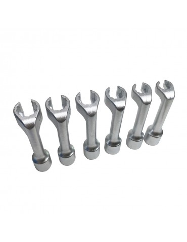 6pc Fuel Injection Sockets Open End 1/2'' Dr. 12,14,16,17,18,19mm Wrench