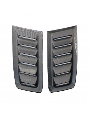 One Pair Hood Vents Replacement for Ford Focus RS Carbon Pattern