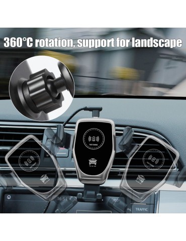 Wireless Charger Car Phone Bracket Fast Charging Wireless Car Outlet Charger Mount Stand Mobile Phone Holder