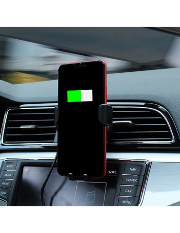 Wireless Charger Car Phone Bracket Fast Charging Wireless Car Outlet Charger Mount Stand Mobile Phone Holder