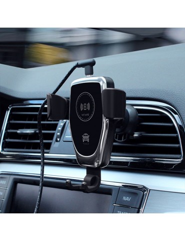 Wireless Charger Car Phone Bracket Fast Charging Wireless Car Outlet Charger Mount Stand Mobile Phone Holder