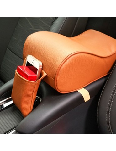 Car Memory Foam Armrest Pad Universal Arm Rest Box Pads Super Soft Auto Armrests Covers Protective Case Pad