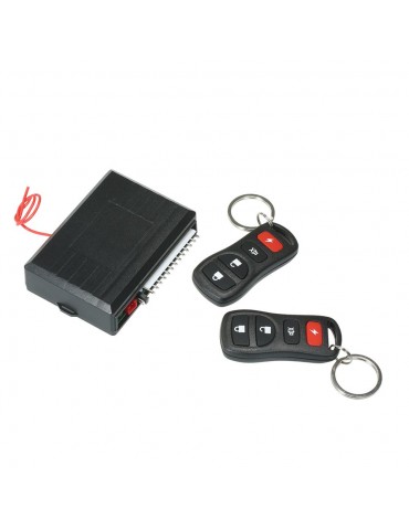 12V Universal Remote Central Control Box Kit Car Door Lock Keyless Entry System with Trunk Release Button