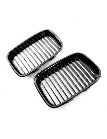 Front Grille Replacement for BMW E36 325i 320i 318is 1992-96 Grille High Gloss Black Cool Bussiness Style