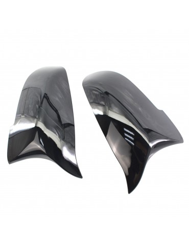 Car Rear View Side Mirror Cover Replacement for BMW F01 F10 F11 F12 F13 Auto Side Wing Mirror Cover Gloss Black Shell Caps