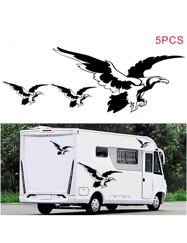 Car Auto Body Sticker 5PCS Self-Adhesive Side Truck Graphics Eagle Stickers Decals for Camper Caravan RV Trailer