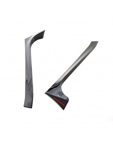 Gloss Black Rear Window Side Spoiler Canard Canards Splitter Replacement for VW Golf 6 MK6 GTI/GTR/GTD 2008-2013