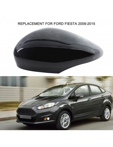 Gloss Wing Mirror Cover Cap Painted Replacement for Ford Fiesta 2009-2015 Left   Side 1594546 8A6117K747CA