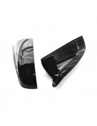 Left and Right Rear View Mirror Cap Cover Glossy Black Replacement for BMW X5 E70 X6 E71