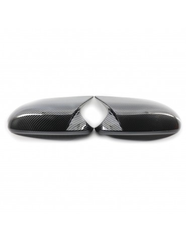 Carbon Fiber Side Mirror Cover Caps Replacement For BMW E90 E91 E92 E93 PRE-LCI M3 Style